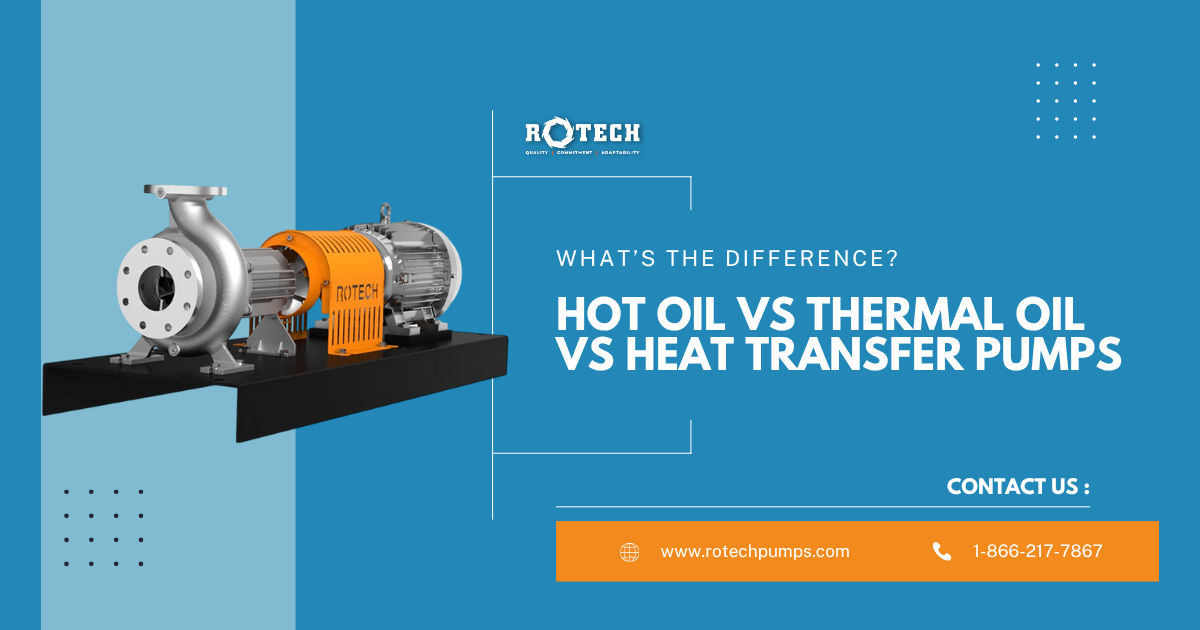 You are currently viewing Hot Oil vs Thermal Oil vs Heat Transfer Pumps: What’s the Difference?